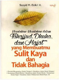 Image of Kesalahan-kesalahan dalam tahajud